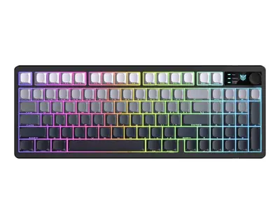 Onikuma MT902 Tri-Mode vezeték nélküli gamer billentyűzet - Fekete