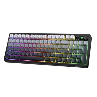 Onikuma MT902 Tri-Mode vezeték nélküli gamer billentyűzet - Fekete – 2. kép