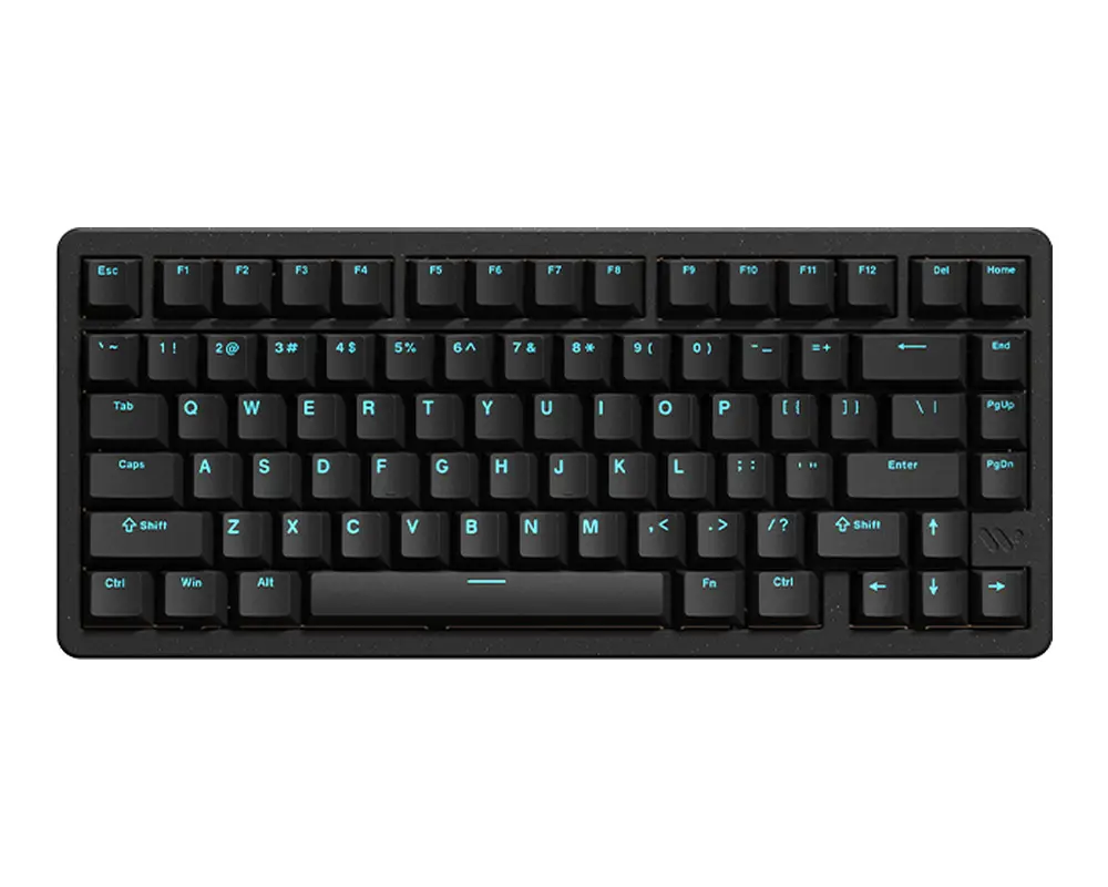 WOMIER SK75 TMR Tri-Mode mágneses gamer billentyűzet - Fekete