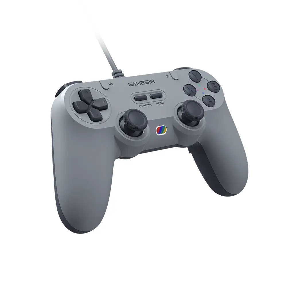 GameSir Tegenaria Lite vezetékes gamepad, retro szürke – 2. kép