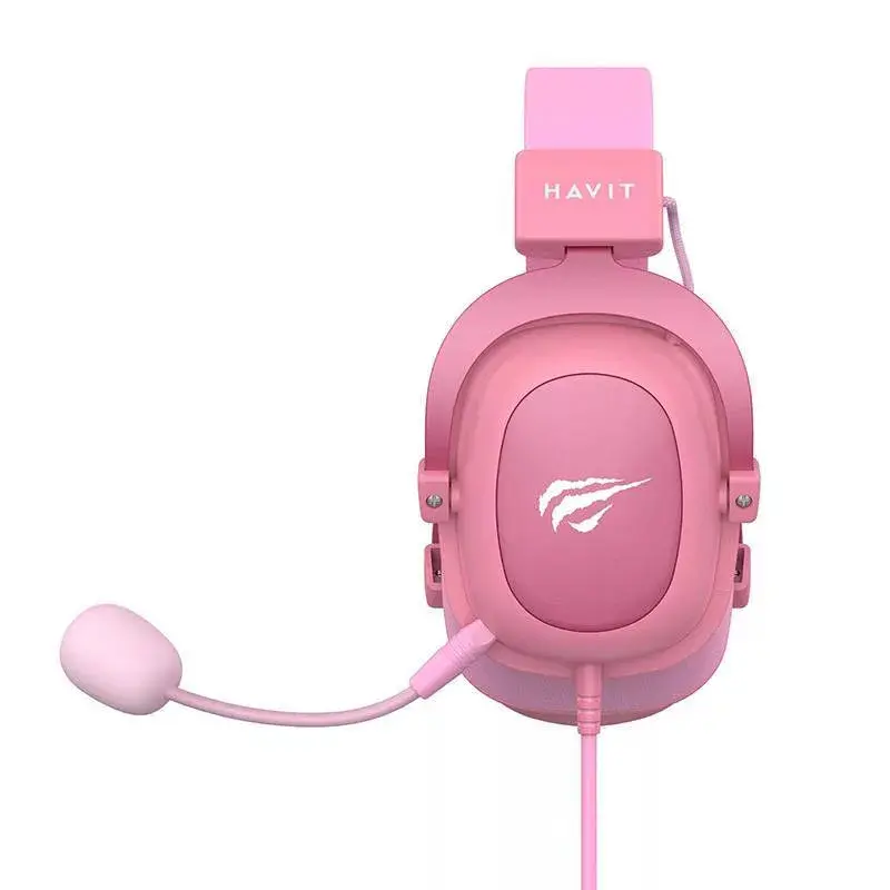 Havit H2002D Gaming Fejhallgató - Pink – 3. kép