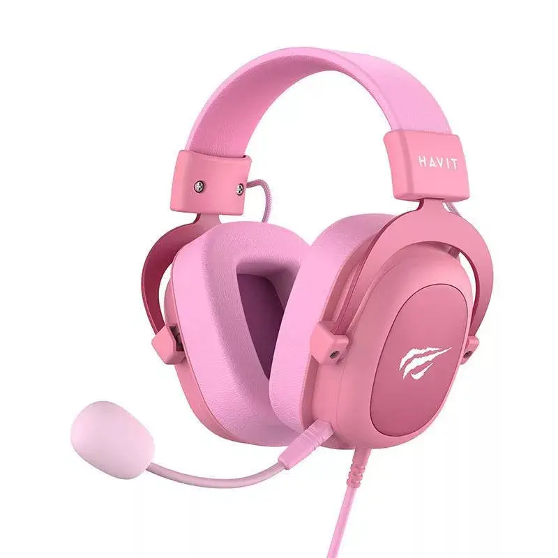 Havit H2002D Gaming Fejhallgató - Pink – 4. kép
