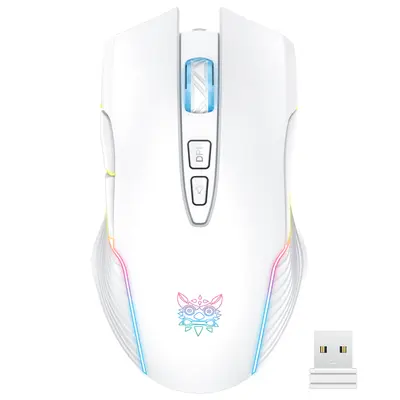 Onikuma CW905 2.4G Vezeték nélküli Gaming egér - Fehér