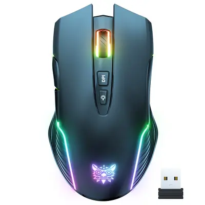 Onikuma CW905 2.4G Vezeték nélküli Gaming egér - Fekete