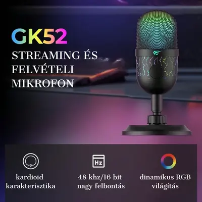 Havit GK52 RGB Streaming mikrofon – 2. kép