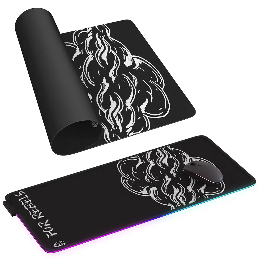 BANDIT JAPAN SMOKE RGB Gamer Egérpad - L – 3. kép