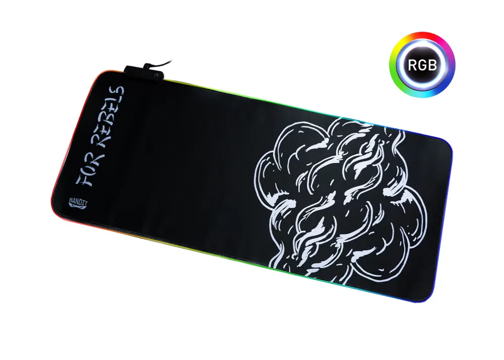 BANDIT JAPAN SMOKE RGB Gamer Egérpad - L – 6. kép