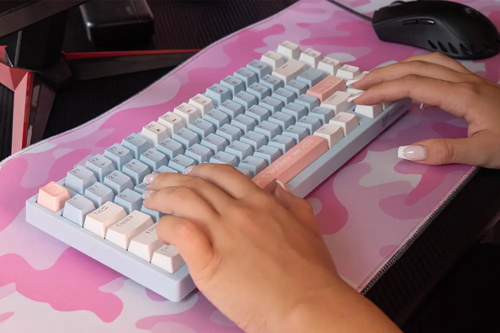 Onikuma G52 Gamer Billentyűzet - Kék – 4. kép