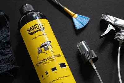 BANDIT Nagy adagos képernyőtisztító, ecsettel, törlőkendővel 500ml – 2. kép