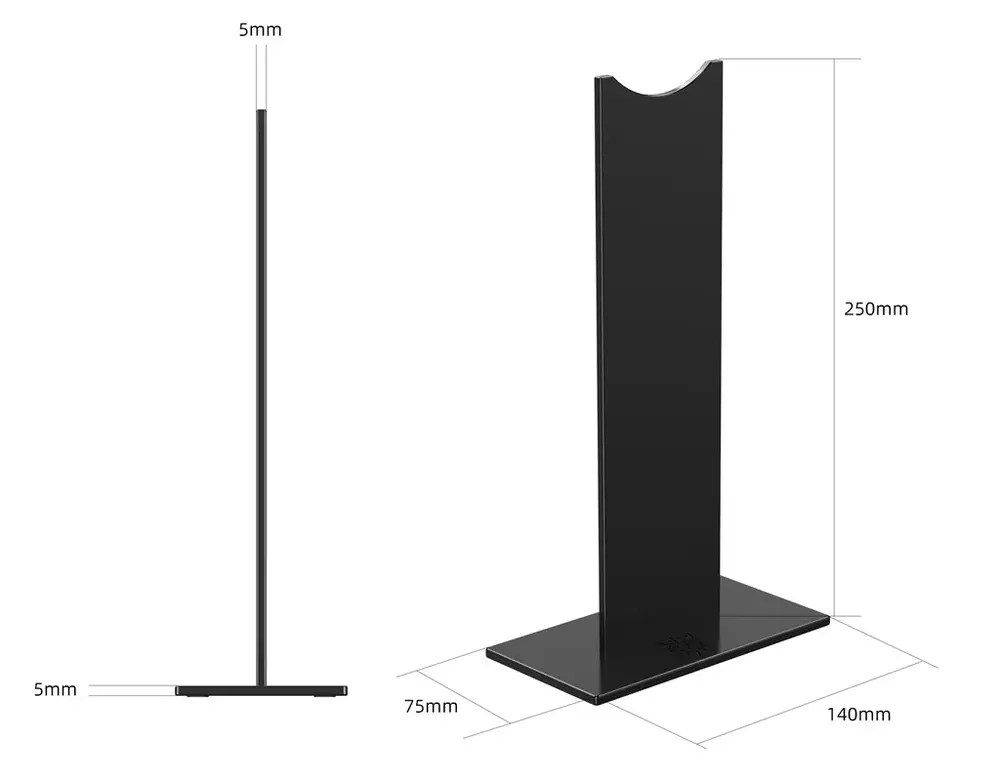Onikuma ST-1 Headset állvány - Fekete – 3. kép