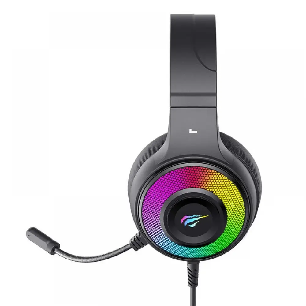 Havit H2042d Gamer fejhallgató Fekete – 4. kép