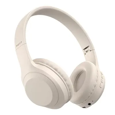 Havit H628BT Bézs Vezeték Nélküli Bluetooth Fejhallgató