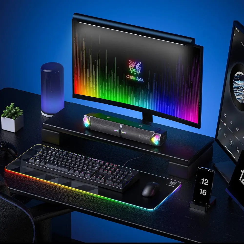 Onikuma L1 RGB 2 in 1 Soundbar/Asztali Hangszóró – 3. kép