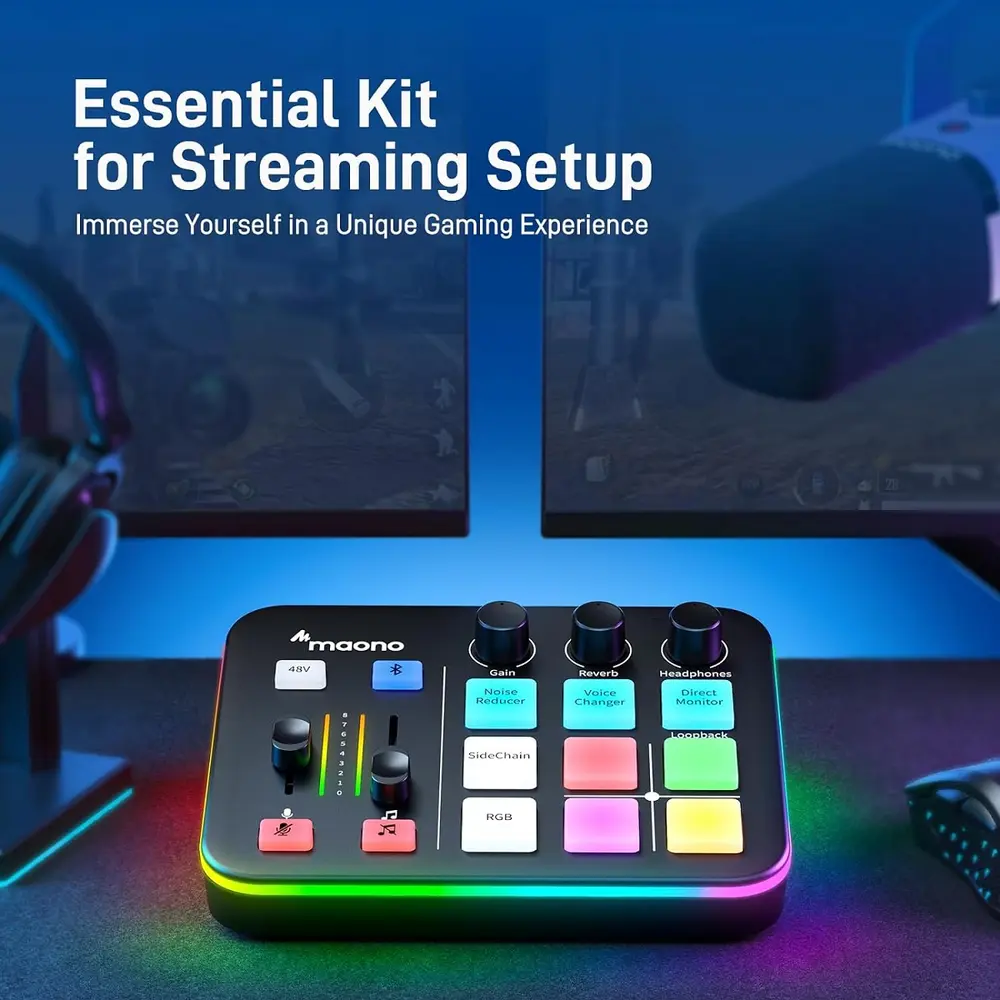 MAONO G1 Neo Streamer/Gamer Audio Mixer – 2. kép