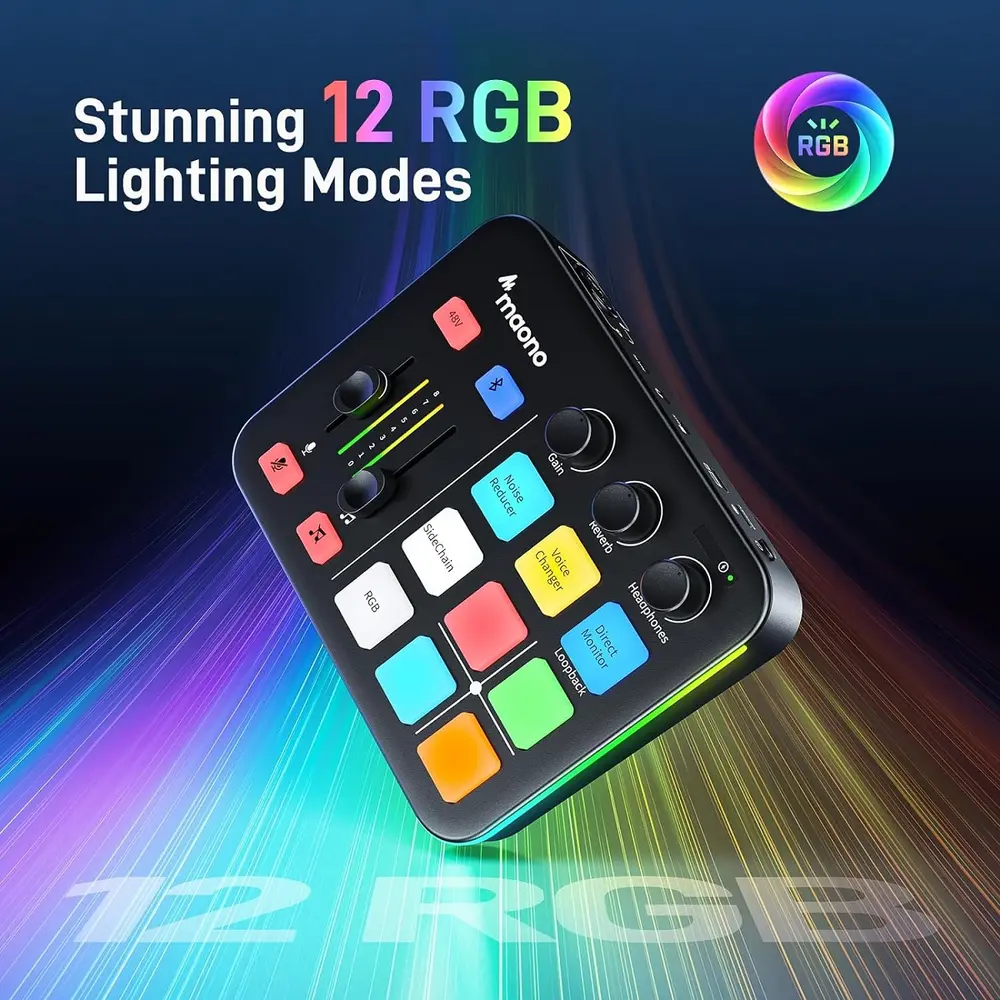 MAONO G1 Neo Streamer/Gamer Audio Mixer – 5. kép