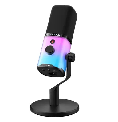 MAONO PD100X USB Dynamic Streamer Mikrofon RGB - Fekete