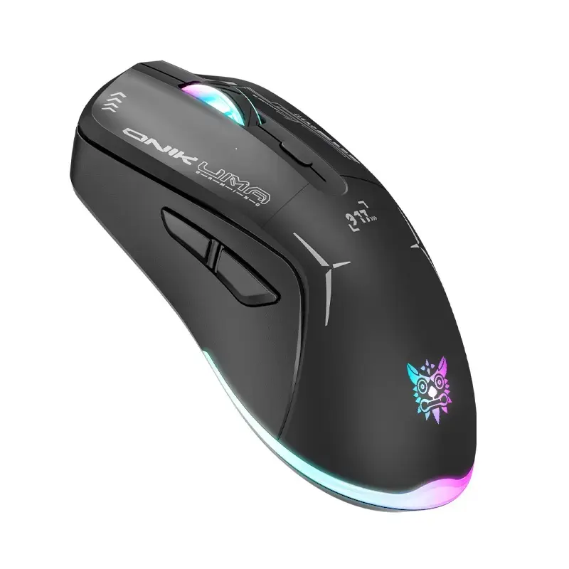 Onikuma CW917 Dual-Mode Vezeték Nélküli Gamer Egér - Fekete – 2. kép