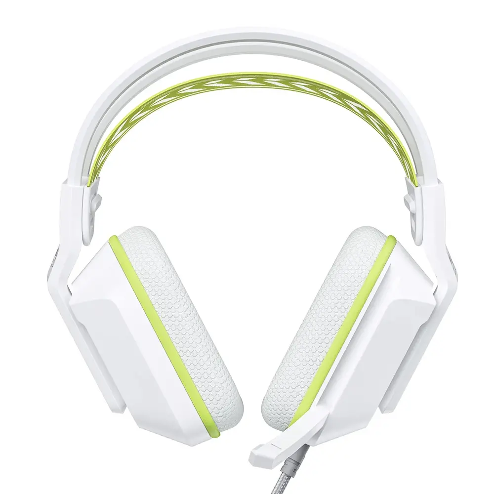 Onikuma X13 Vezetékes Gamer Fejhallgató RGB világítással - Fehér – 3. kép
