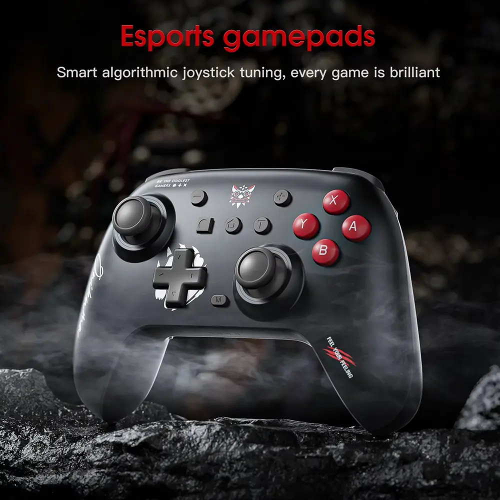 Onikuma C1 Wireless Gamepad kontroller - Fekete – 8. kép