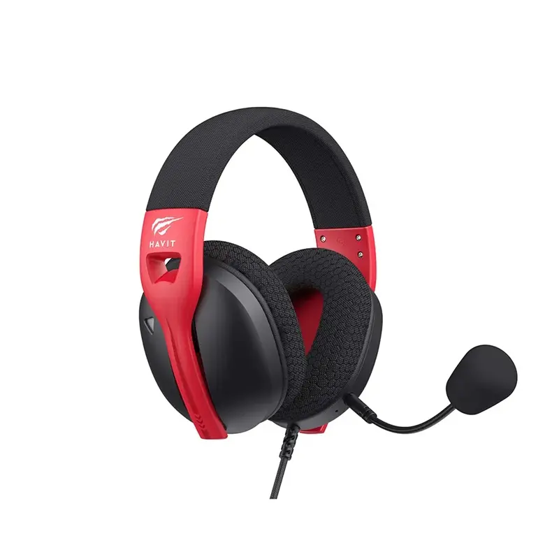 Havit Fuxi-H5d Gamer Fejhallgató - Fekete-Piros – 2. kép