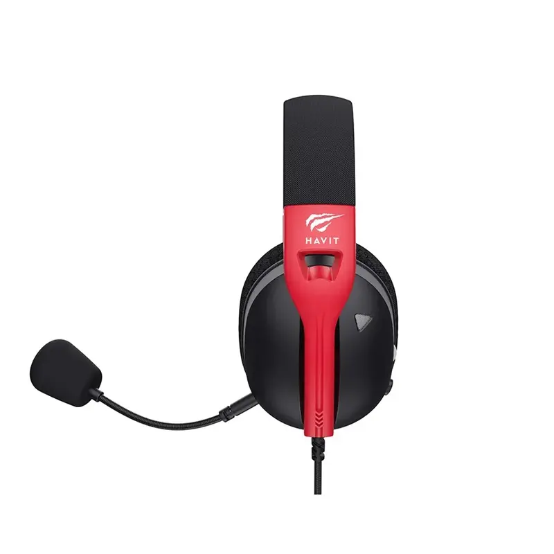 Havit Fuxi-H5d Gamer Fejhallgató - Fekete-Piros – 3. kép