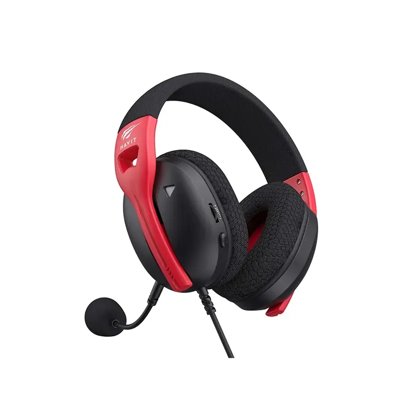 Havit Fuxi-H5d Gamer Fejhallgató - Fekete-Piros – 5. kép