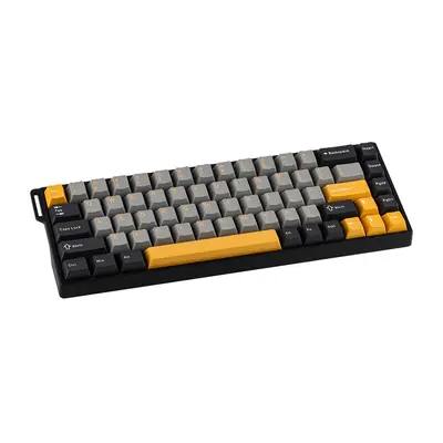 AULA WIN68 HE MAX Magnetic Switch Mechanikus Gamer Billentyűzet - Fekete-Szürke-Sárga – 2. kép
