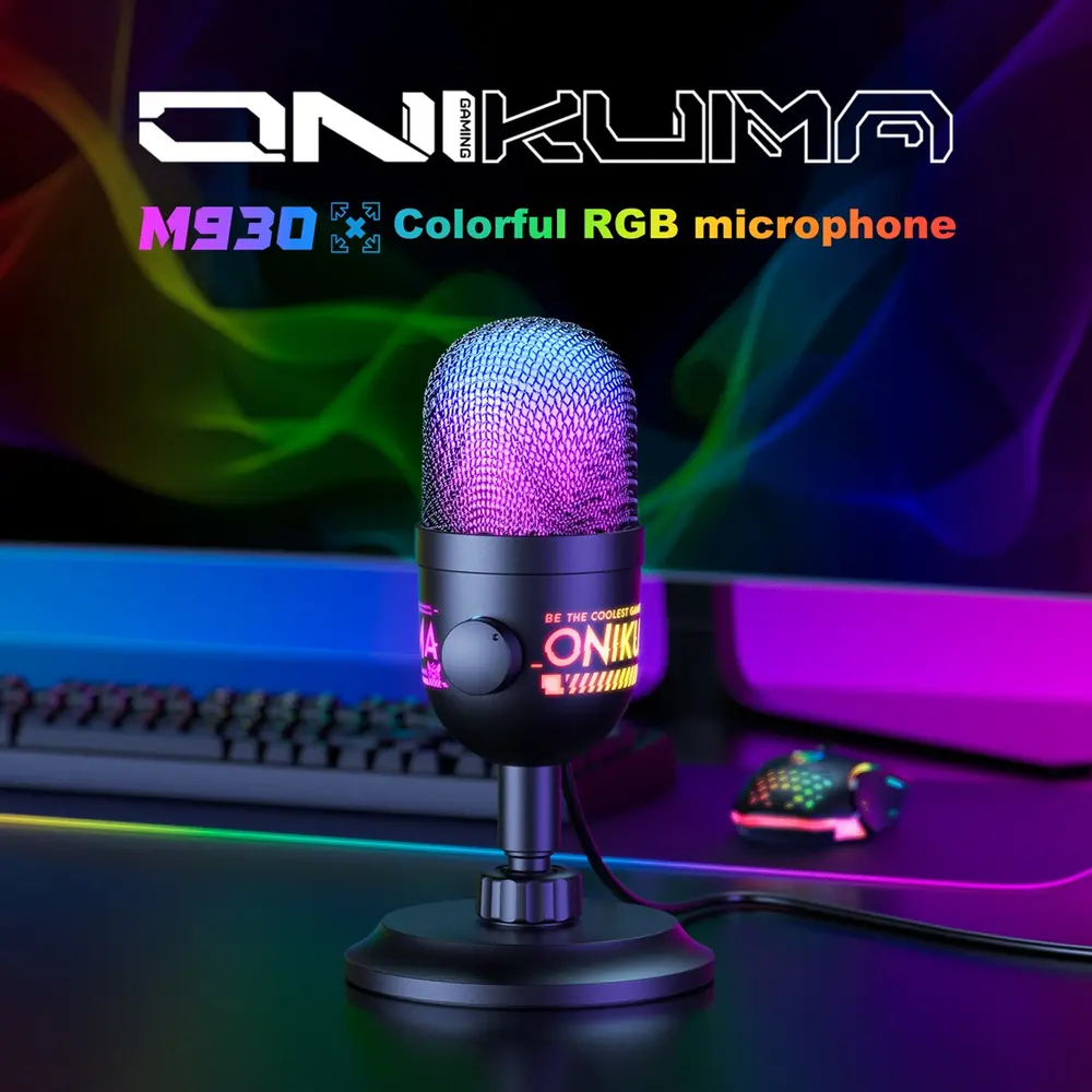 Onikuma M930 Streamer/Gamer Mikrofon RGB – 7. kép