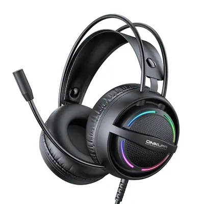 Onikuma X88 Vezetékes Gamer Fejhallgató RGB világítással - Fekete