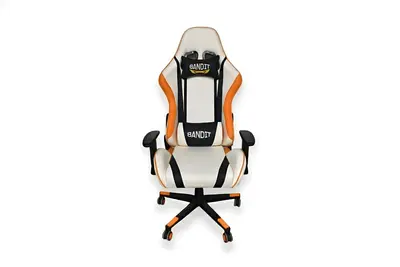 BANDIT Blaze Gamer szék - Fehér/Narancs/Fekete