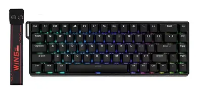 AULA WIN68 HE MAX Magnetic Switch Mechanikus Gamer Billentyűzet - Fekete – 2. kép