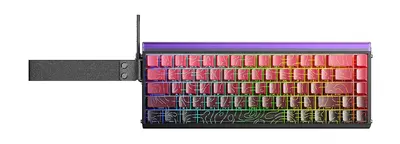 AULA HERO68 HE Magnetic Switch Mechanikus Gamer Billentyűzet - Fekete-Piros