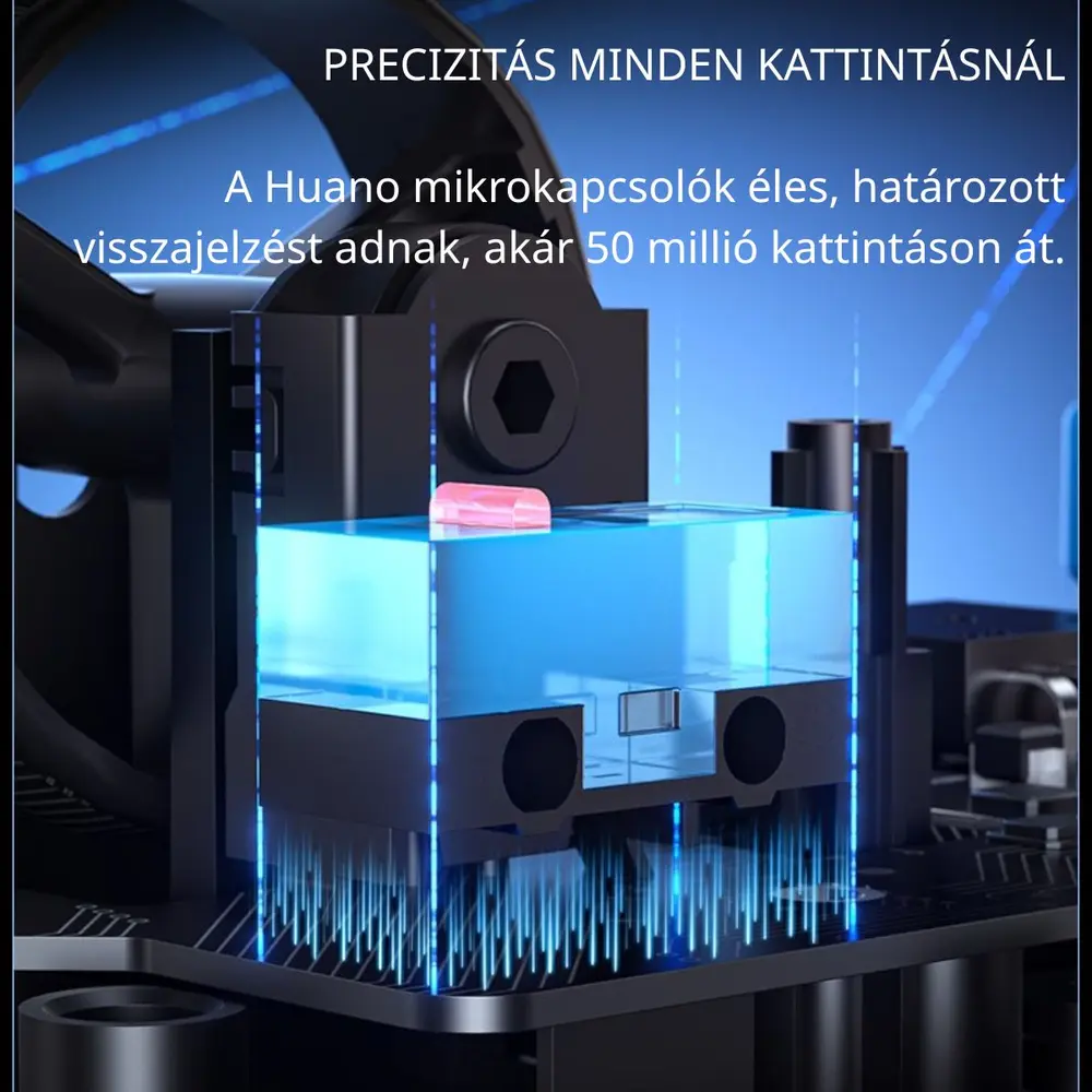 AULA SC380 Pro Tri-Mode Vezeték Nélküli Gamer Egér + Dokkoló - Fekete – 3. kép