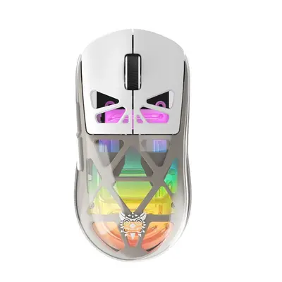Onikuma CW930 Tri-Mode Vezeték Nélküli Gamer Egér - Fehér