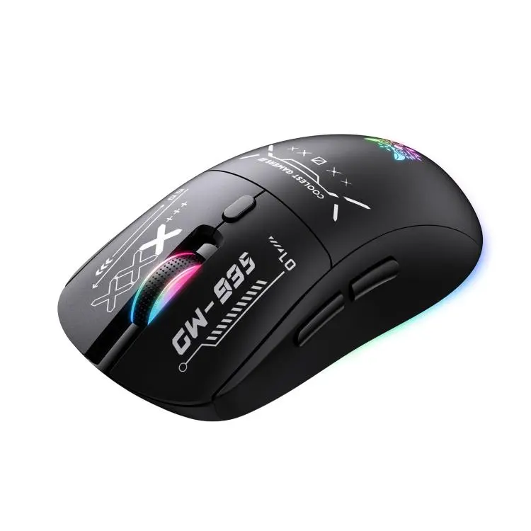 Onikuma CW935 Tri-Mode Vezeték Nélküli Gamer Egér - Fekete – 2. kép