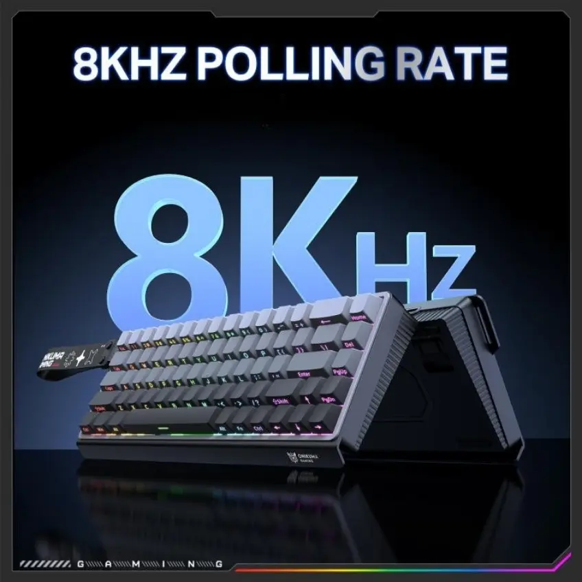 Onikuma G69 Magnetic Switch Gamer Billentyűzet - Fekete – 5. kép