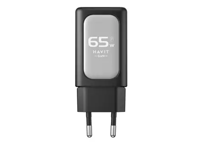 Havit UC260 Mobile series - 65W GaN Utazó töltő EU - Fekete – 2. kép