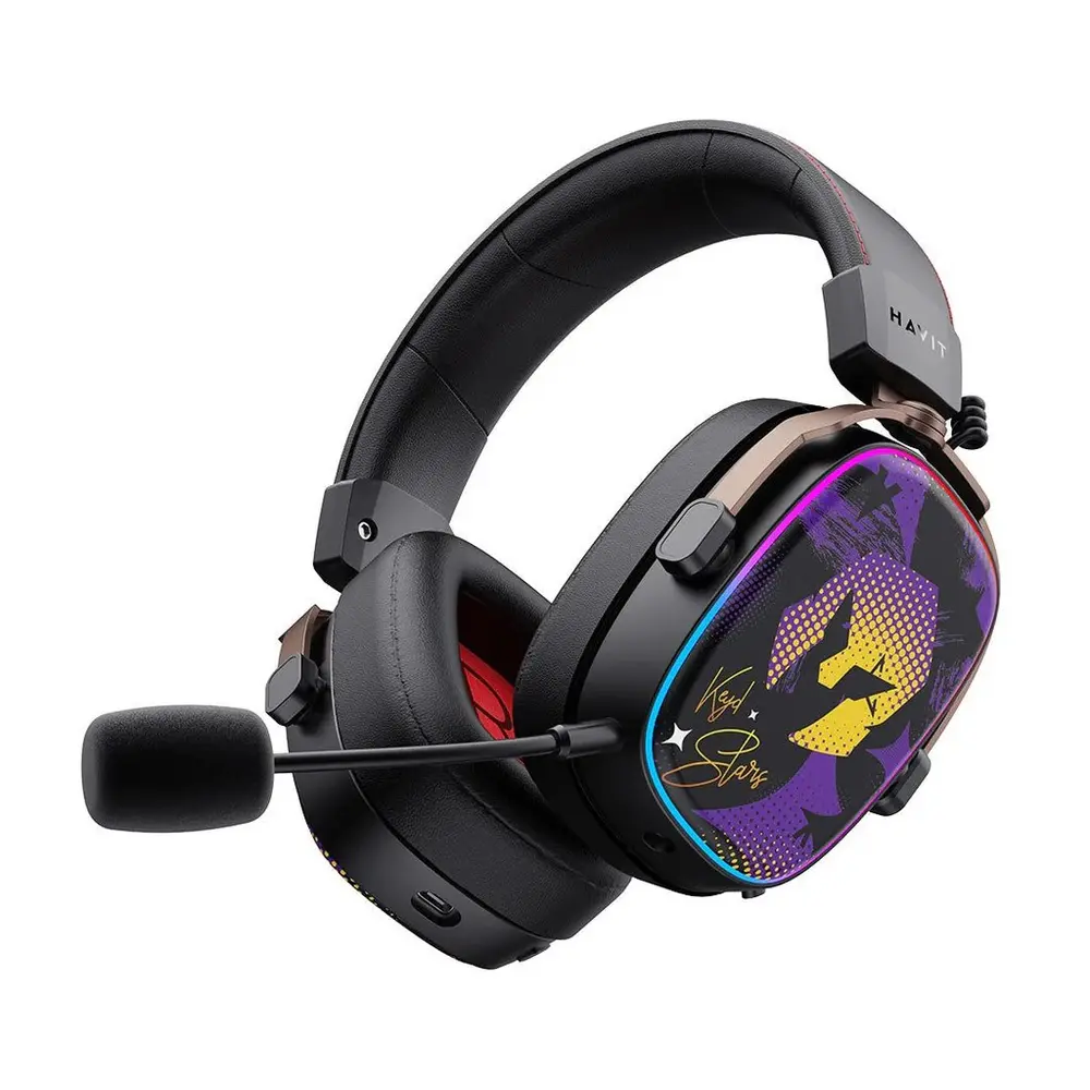 Havit H2039BG x VKS Special Edition Tri-Mode Vezeték Nélküli Gamer Fejhallgató – 2. kép