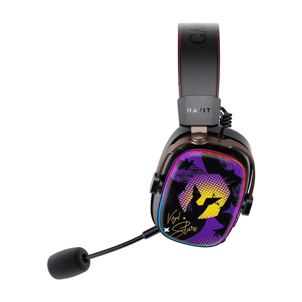 Havit H2039BG x VKS Special Edition Tri-Mode Vezeték Nélküli Gamer Fejhallgató – 3. kép