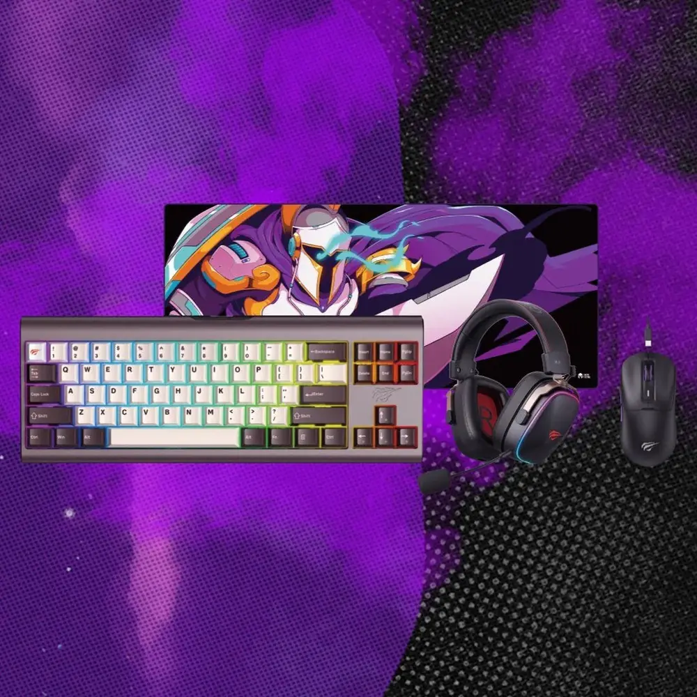 Havit H2039BG x VKS Special Edition Tri-Mode Vezeték Nélküli Gamer Fejhallgató – 7. kép