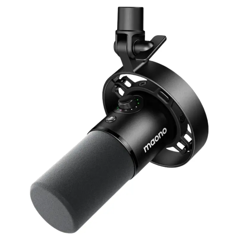 MAONO PD300X USB/XLR Dynamic Streamer/Podcast Mikrofon - Fekete