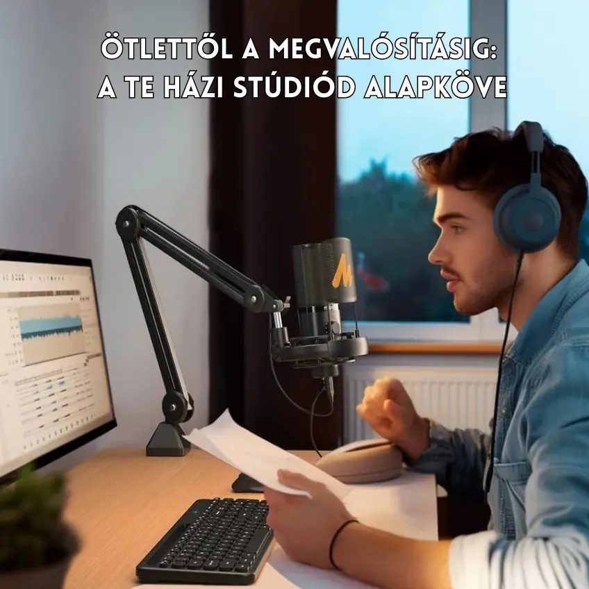 MAONO PM450S USB Streamer/Gamer Mikrofon Kit RGB - Fekete – 6. kép