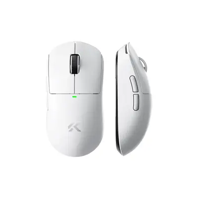 MCHOSE A5 V3 Ultra Light Tri-Mode 8K Vezeték Nélküli Gamer Egér - Fehér