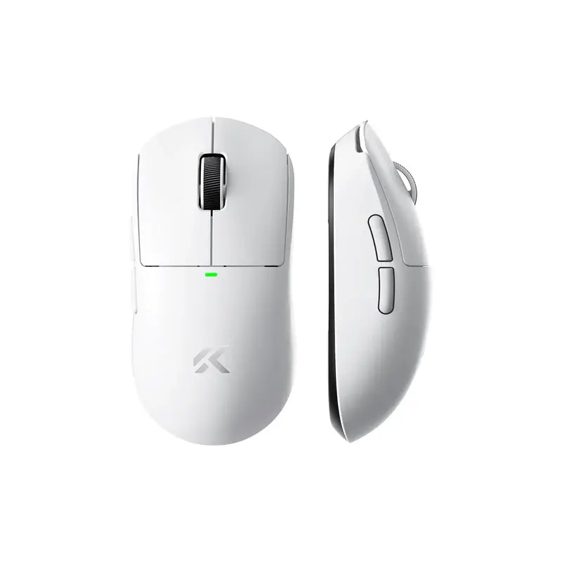 MCHOSE A5 V3 Ultra Light Tri-Mode 8K Vezeték Nélküli Gamer Egér - Fehér