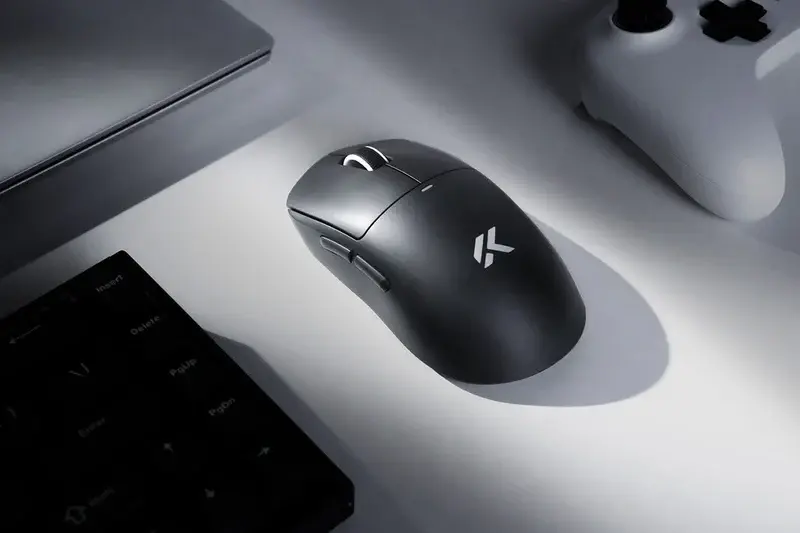 MCHOSE A5 V3 Ultra Light Tri-Mode 8K Vezeték Nélküli Gamer Egér - Fekete – 2. kép