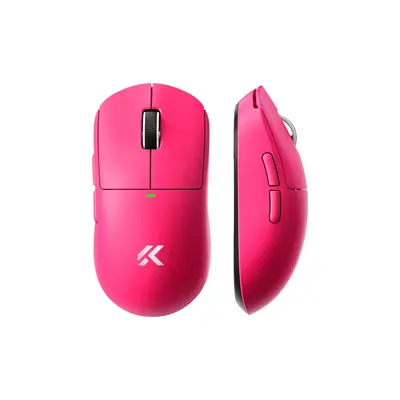 MCHOSE A5 V3 Ultra Light Tri-Mode 8K Vezeték Nélküli Gamer Egér - Rose Red