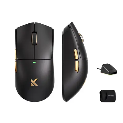 MCHOSE K7 Ultra Tri-Mode 8K Vezeték Nélküli Gamer Egér + Magnetic Dock - Fekete – 2. kép