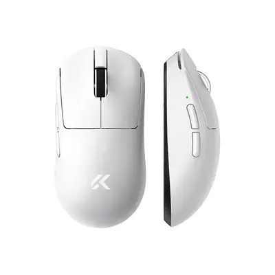 MCHOSE A7 V2 Ultra Tri-Mode 8K Vezeték Nélküli Gamer Egér - Fehér