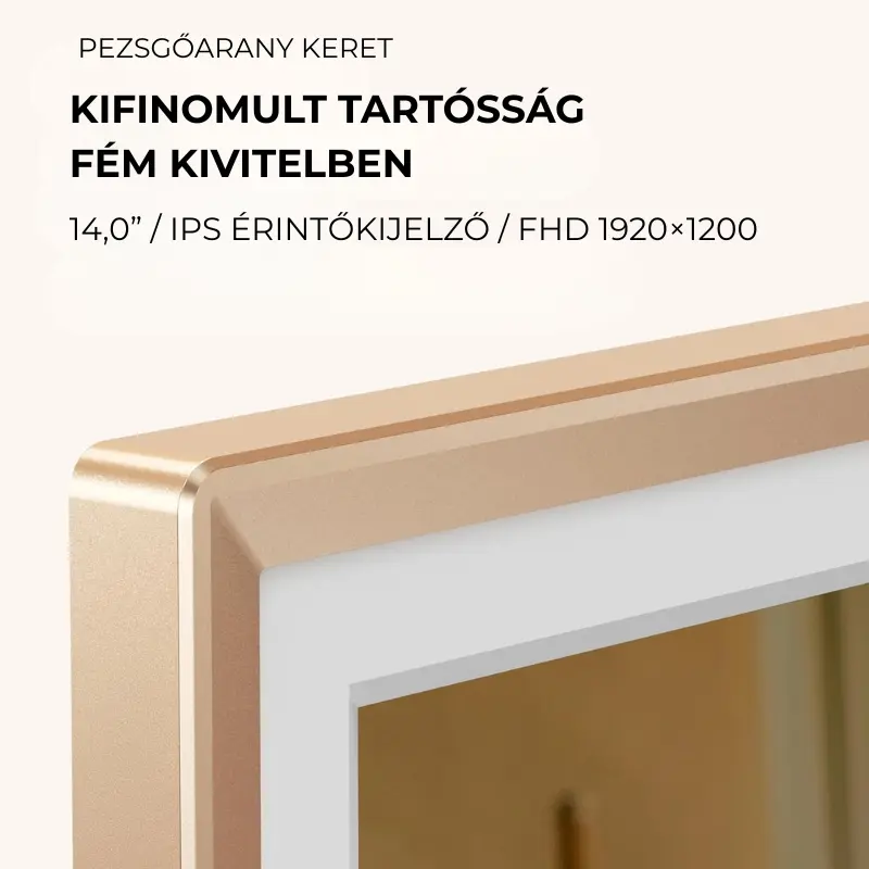 Arzopa D14 Golden Digitális Képkeret - 14" – 3. kép