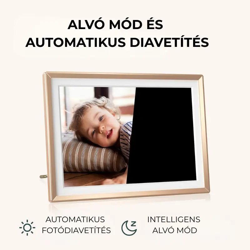 Arzopa D14 Golden Digitális Képkeret - 14" – 5. kép